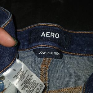 Aero Low Rise Midi Jeans